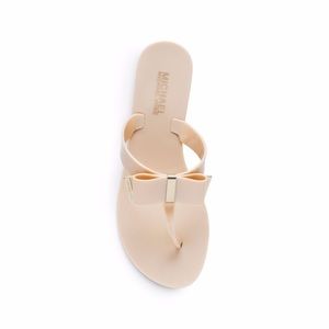 Michael Kors Kayden Jelly Nude Bow Sandal